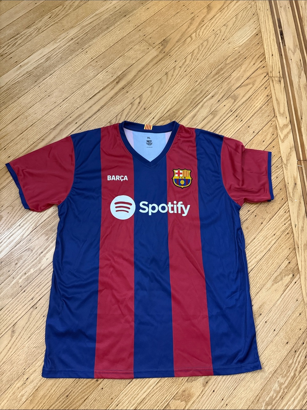 FC Barcelona Lewandowski #9 2023/24 Home Soccer Jersey XL NWT